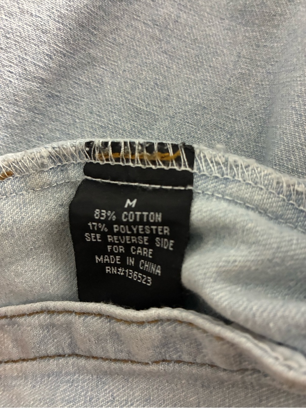 Distressed Denim Jacket - Picture 4 of 4